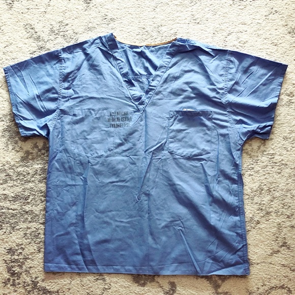 MedLine Tops - Classic blue Atlanticare Medical Center scrubs top